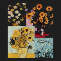 Famous Paintings T  Shirt Van Gogh Vs Claude Monet Floral Impressionis Classic T-shirt | Artistshot