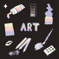 Pastel Rainbow Art School Subject Pack Tank Top | Artistshot