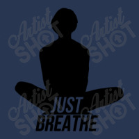 Just Breathe   Yoga Find Your Chi Men Denim Jacket | Artistshot