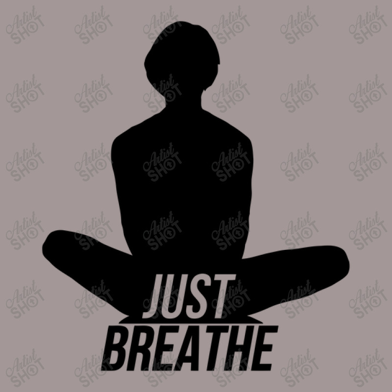 Just Breathe   Yoga Find Your Chi Vintage Hoodie | Artistshot