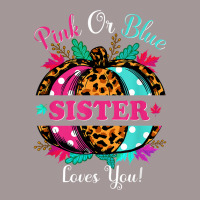 Pink Or Blue Sister Loves You Leopard Pumpkin Fall Season T Shirt Vintage Short | Artistshot