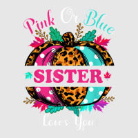 Pink Or Blue Sister Loves You Leopard Pumpkin Fall Season T Shirt Hoodie & Jogger Set | Artistshot