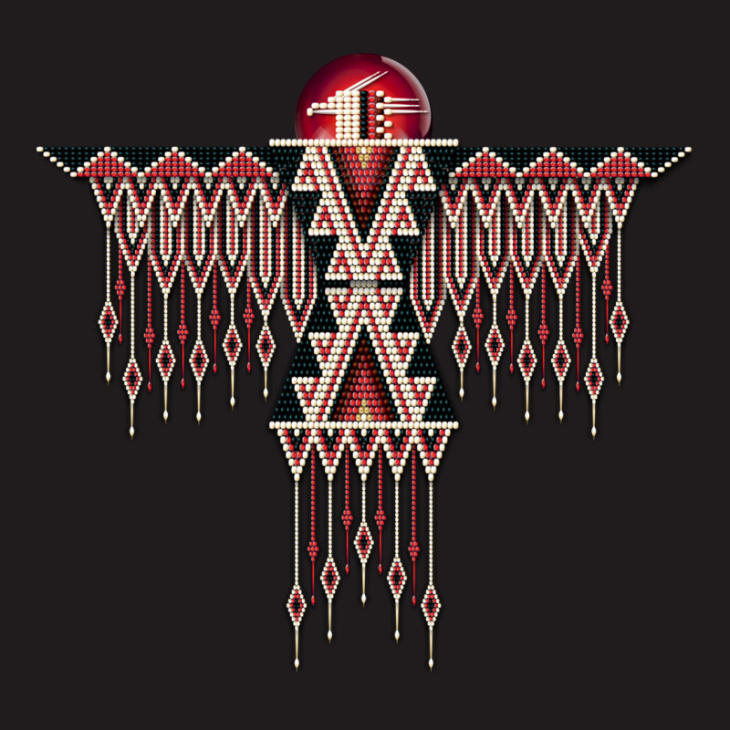 Red Native American Southwest Style Thunderbird Waist Apron | Artistshot