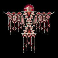 Red Native American Southwest-style Thunderbird T-shirt Pocket T-shirt | Artistshot