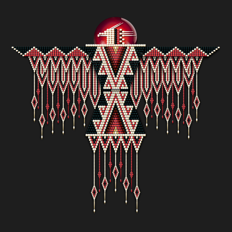 Red Native American Southwest-style Thunderbird T-shirt Classic T-shirt | Artistshot