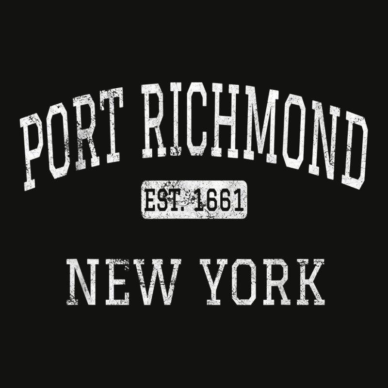 Port Richmond New York Staten Island Ny Vintage T Shirt Scorecard Crop Tee by puawhla | Artistshot