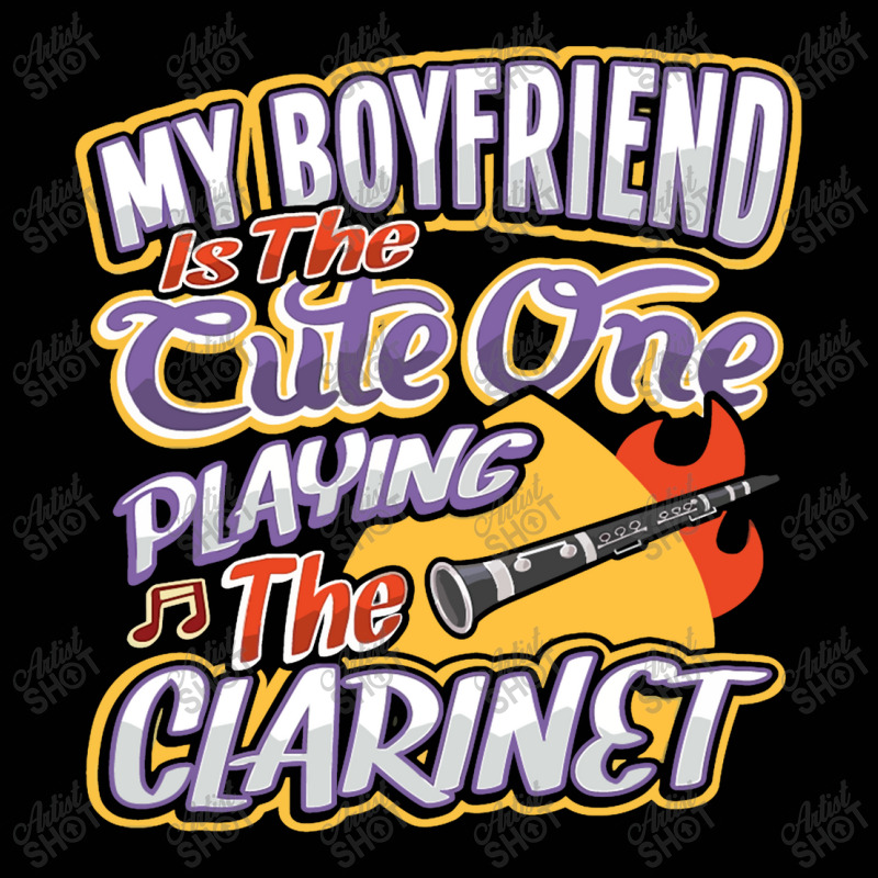 My Boyfriend Is The Cute One Playing The Clarinet Toddler 3/4 Sleeve Tee | Artistshot