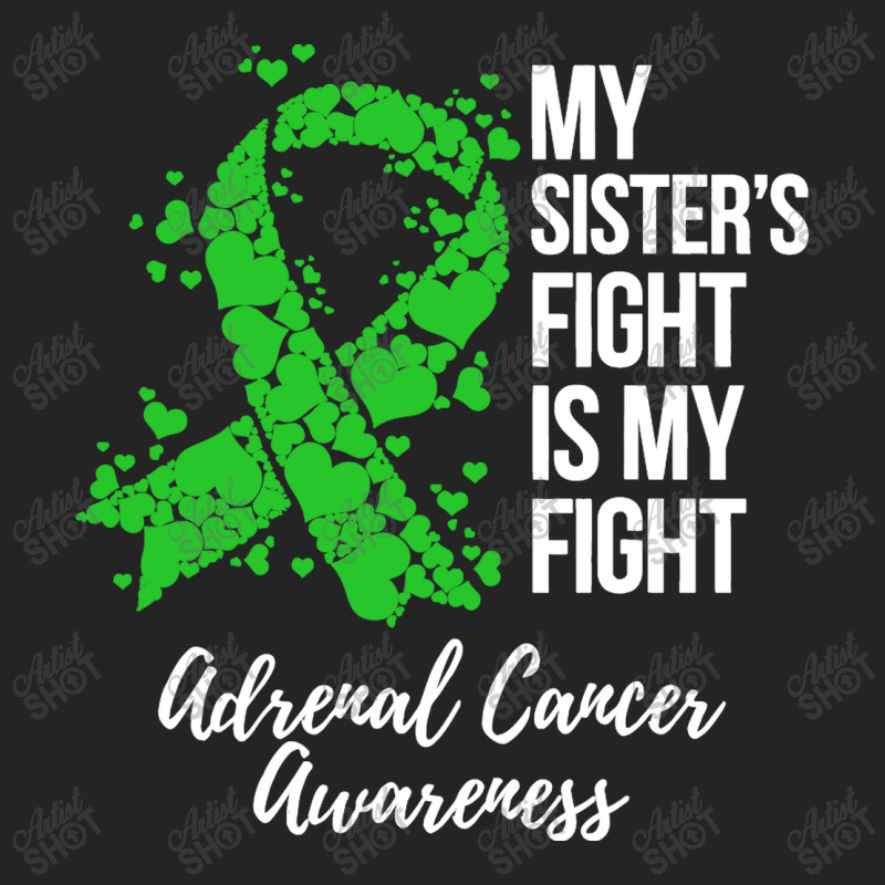 My Sister’s Fight Is My Fight Adrenal Cancer Awareness 3/4 Sleeve Shirt by qimanariski | Artistshot