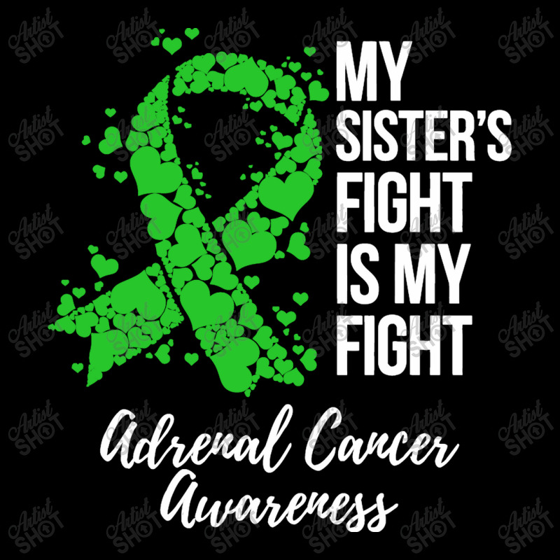 My Sister’s Fight Is My Fight Adrenal Cancer Awareness Long Sleeve Shirts by qimanariski | Artistshot