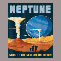 Retro Neptune Gaze At The Geysers On Triton Space Tourism T Shirt Vintage Short | Artistshot