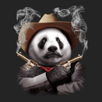 Panda Cross Guns 3/4 Sleeve Shirt | Artistshot