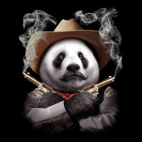 Panda Cross Guns Zipper Hoodie | Artistshot