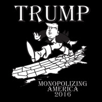 Trump Monopolizing America Lightweight Hoodie | Artistshot