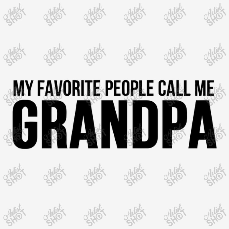 My Favorite People Call Me Grandpa Adjustable Cap by harry sul | Artistshot