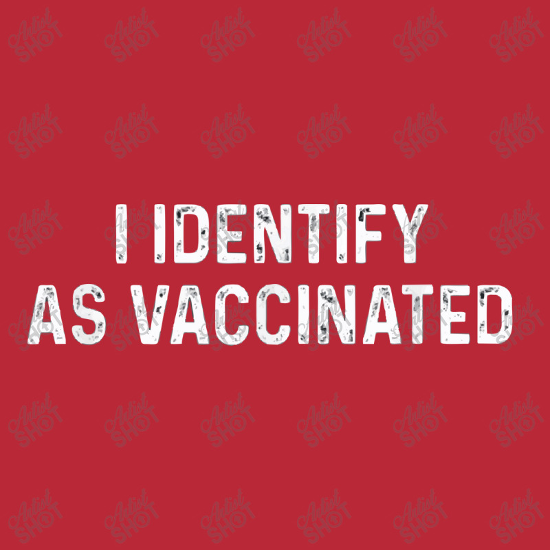 I Identify As Vaccinated Women's V-Neck T-Shirt by Zero_art | Artistshot