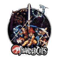 Thundercats Group Shot Vintage Circle T Shirt Men's 3/4 Sleeve Pajama Set | Artistshot