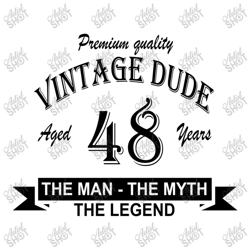 Aged 48 Years Men's Long Sleeve Pajama Set | Artistshot