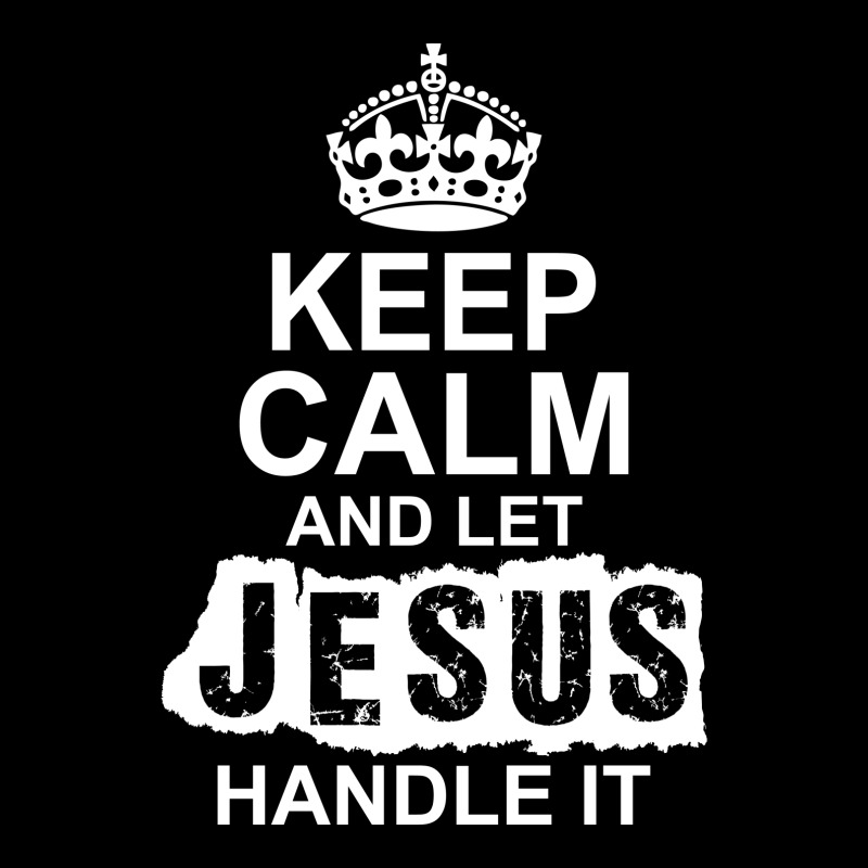 Keep Calm And Let Jesus Handle It Men's 3/4 Sleeve Pajama Set | Artistshot