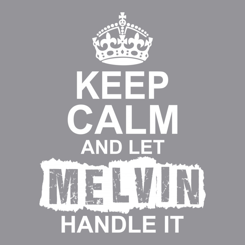 Keep Calm And Let Melvin Handle It Men's 3/4 Sleeve Pajama Set | Artistshot