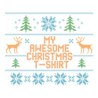 My Awesome Christmas T-shirt Men's 3/4 Sleeve Pajama Set | Artistshot