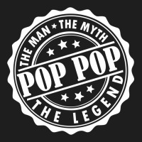 Pop Pop The Man The Myth The Legend Men's 3/4 Sleeve Pajama Set | Artistshot