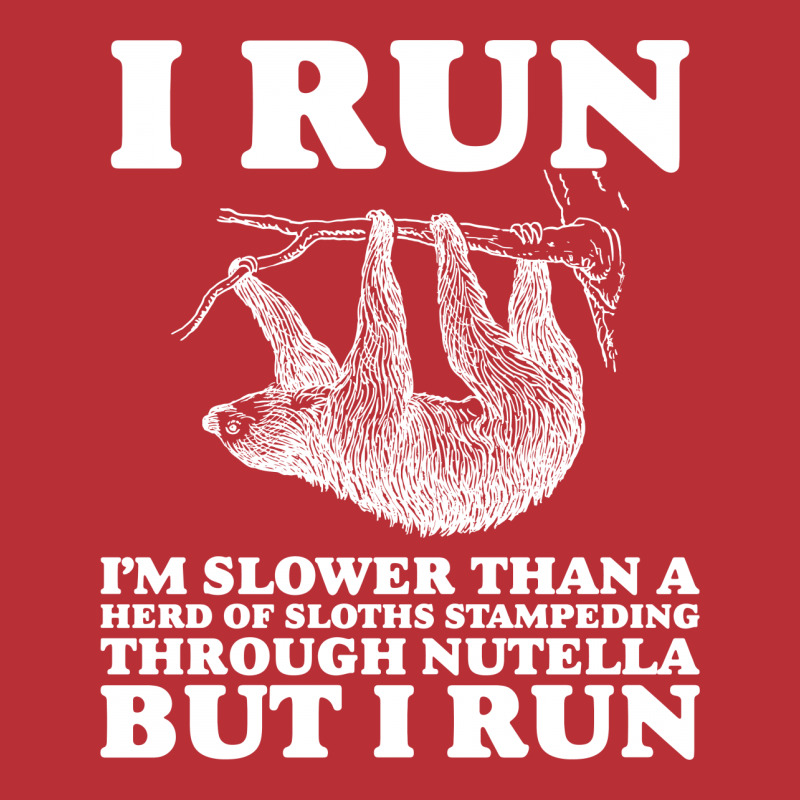 I Run. I'm Slower Than A Herd Of Sloths Stampeding Through Nutella Men's Long Sleeve Pajama Set | Artistshot