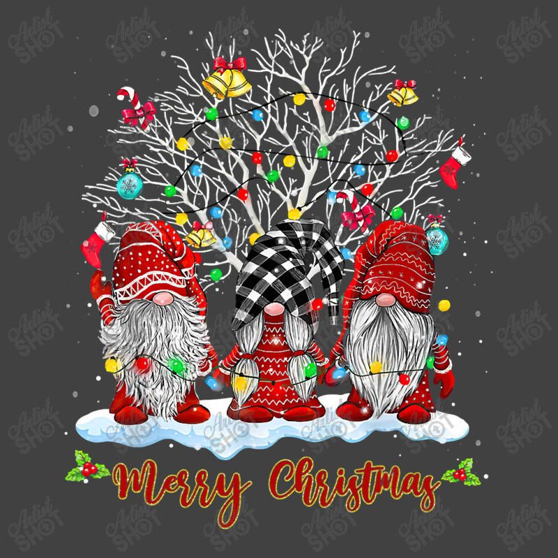 Christmas Light Gnomes Merry Christmas Matching Family T Shirt Vintage T-Shirt by Robbie_Darce | Artistshot