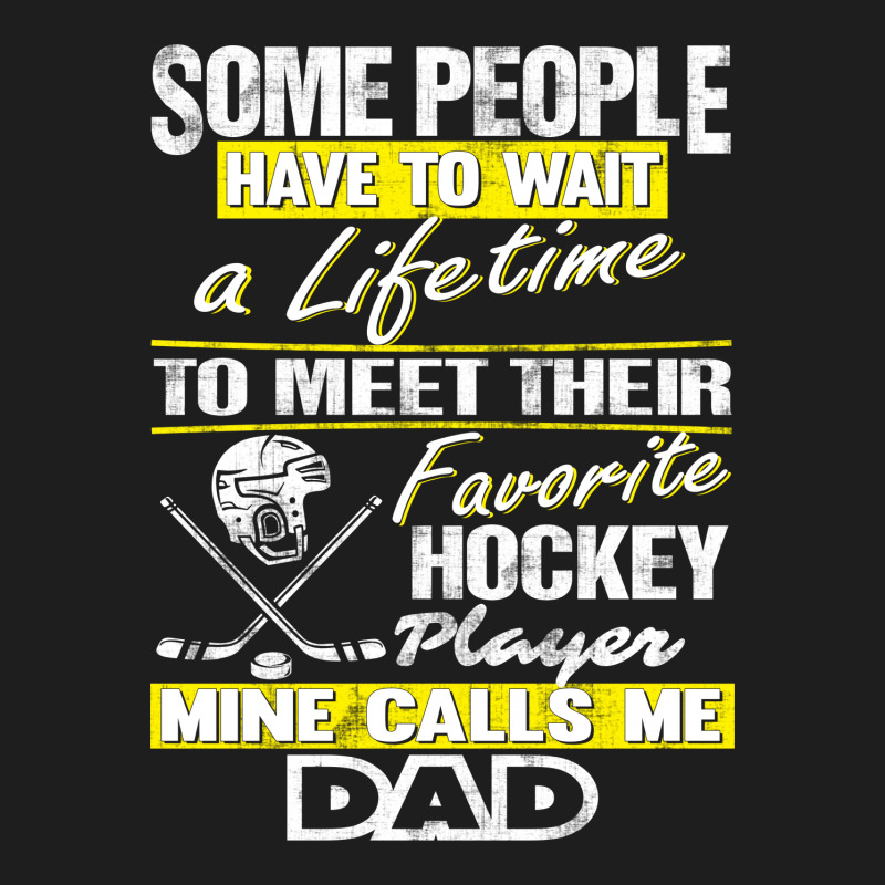 Hockey Player's Dad - Father's Day - Dad Shirts Men's 3/4 Sleeve Pajama Set | Artistshot