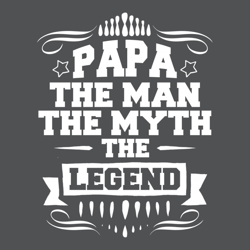 Papa The Man The Myth The Legend Men's Long Sleeve Pajama Set | Artistshot