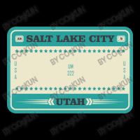 Usa Salt Lake City Utah License Plate Men's 3/4 Sleeve Pajama Set | Artistshot