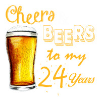 Cheers And Beers To  My 24 Years Men's Long Sleeve Pajama Set | Artistshot
