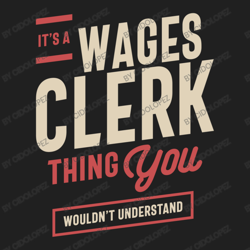 It's A Wages Clerk Thing Job Title Gift Ladies Polo Shirt by cidolopez | Artistshot