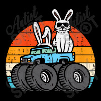 Kids Easter Bunny Rabbit Monster Trucks Retro Boys Kids Toddler T Shir Pocket T-shirt | Artistshot