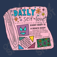 Daily Self Love Newspaper Men Denim Jacket | Artistshot