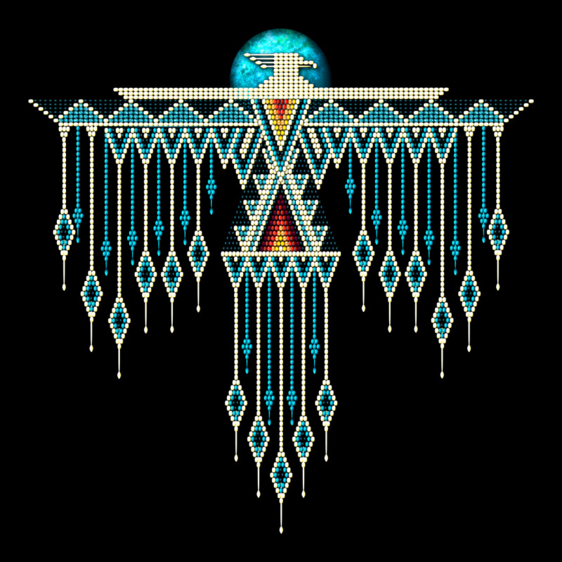 Southwest Native American Style Thunderbird V-neck Tee | Artistshot