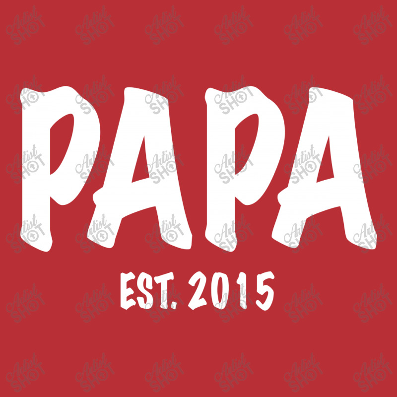 Papa Est. 2015 W Men's Long Sleeve Pajama Set | Artistshot
