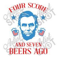 4th Of July Four Score And Seven Beers Ago Men's 3/4 Sleeve Pajama Set | Artistshot