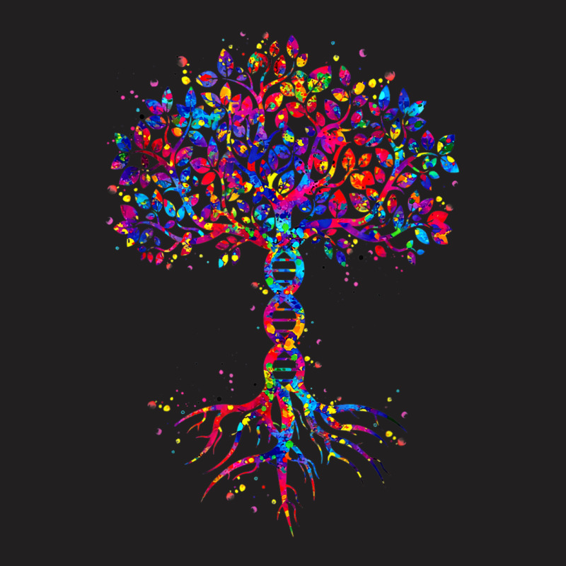 Dna Tree Life Watercolor Genetic Biologist Science Earth Day T-Shirt by Hoang95 | Artistshot