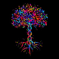 Dna Tree Life Watercolor Genetic Biologist Science Earth Day Pocket T-shirt | Artistshot