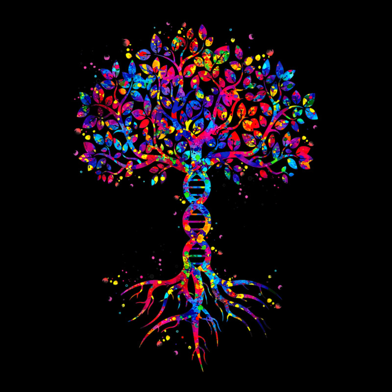 Dna Tree Life Watercolor Genetic Biologist Science Earth Day Pocket T-Shirt by Hoang95 | Artistshot