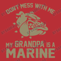 Don't Mess Wiht Me My Grandpa Is A Marine Men's Long Sleeve Pajama Set | Artistshot