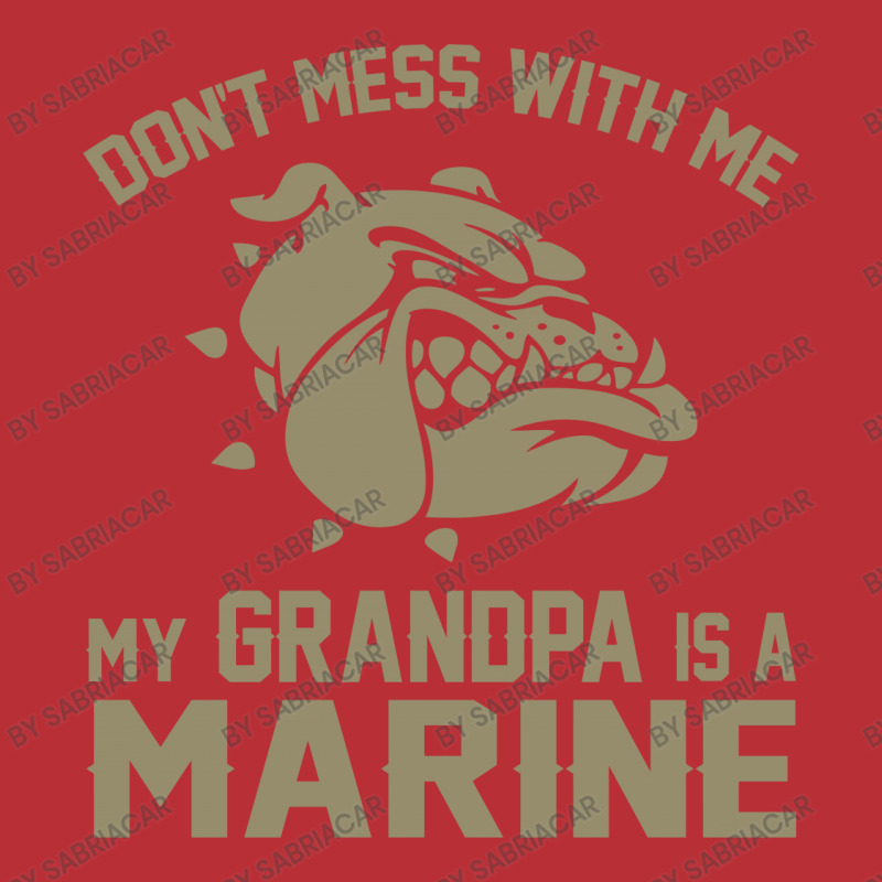 Don't Mess Wiht Me My Grandpa Is A Marine Men's Long Sleeve Pajama Set by SabriAcar | Artistshot