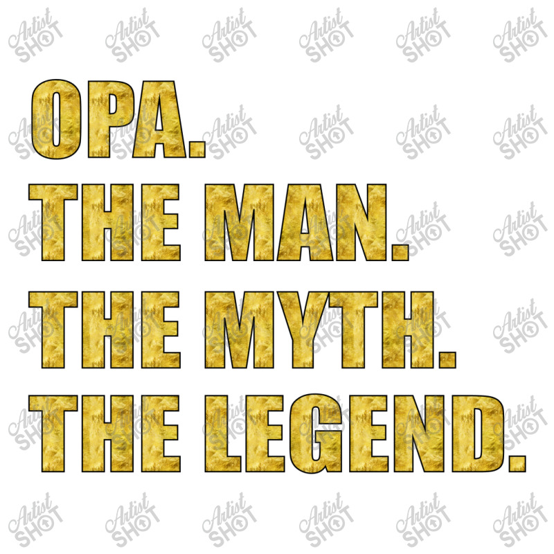 Opa The Man The Myth The Legend Men's Long Sleeve Pajama Set | Artistshot