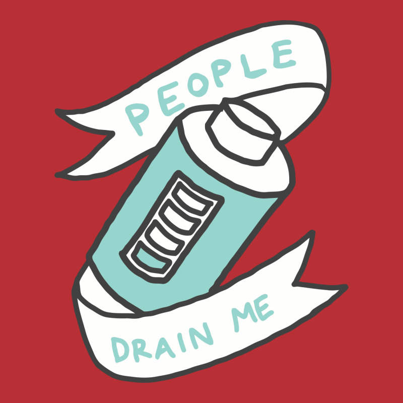 People Drain Me Men's Long Sleeve Pajama Set | Artistshot