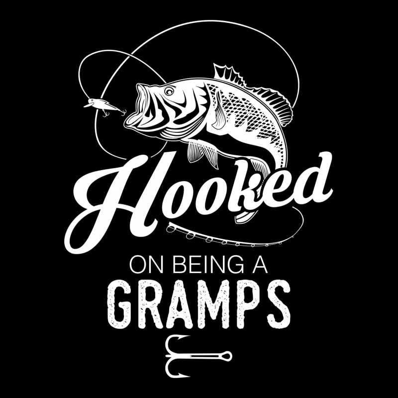 Hooked On Being A Gramps Men's 3/4 Sleeve Pajama Set | Artistshot