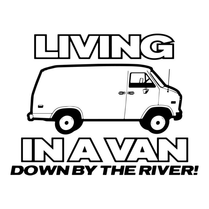 Living In A Van Down By The River Funny Men's 3/4 Sleeve Pajama Set | Artistshot