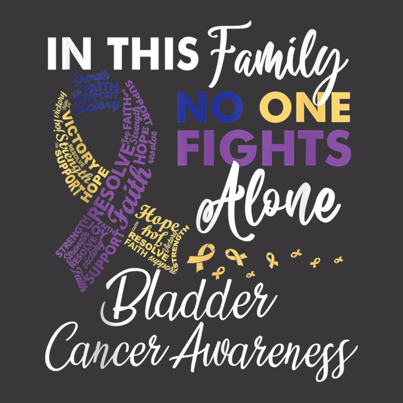 Bladder Cancer Awareness In This Family No One Fight Alone Tank Top Ladies Curvy T-Shirt by puawhla | Artistshot