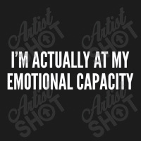 Emotional Capacity Funny Joke Hoodie & Jogger Set | Artistshot