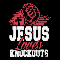 Jesus Loves Knockouts Men's Long Sleeve Pajama Set | Artistshot