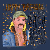 Joe Exotic Funny Birthday Card Tiger King Men Denim Jacket | Artistshot